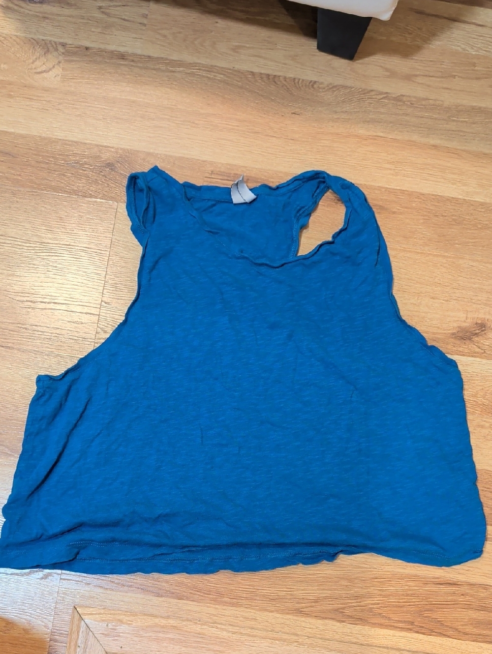 Zella Teal Blue Racerback Tank Top